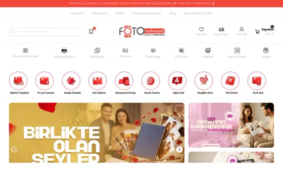 Fotobaskı Sepeti